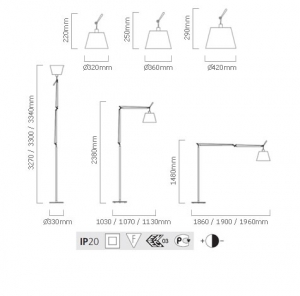 artemide tolomeo mega terra dimensions-475x470